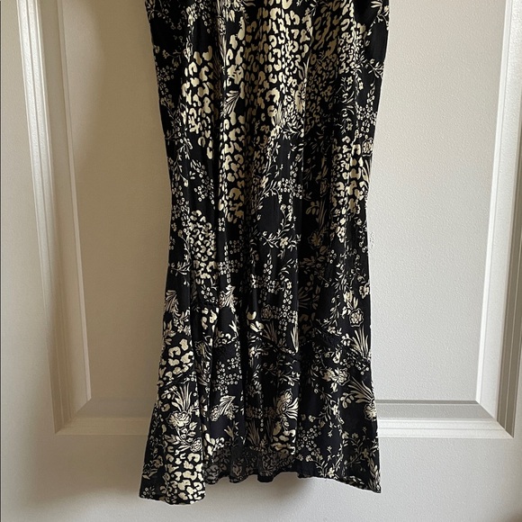 Free People slip dress Forever Fields Black Floral read size intimately free - Picture 6 of 13